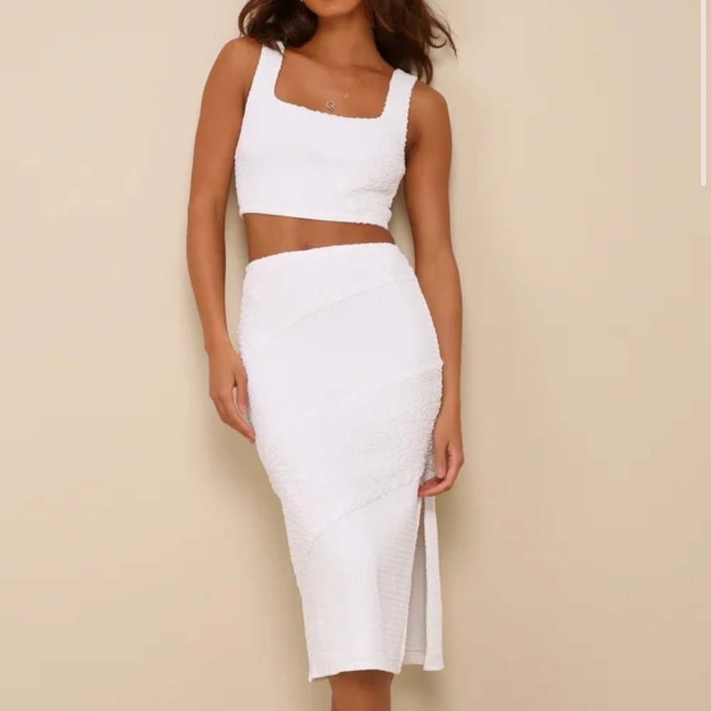 Lulus Two Piece Matching Midi Set